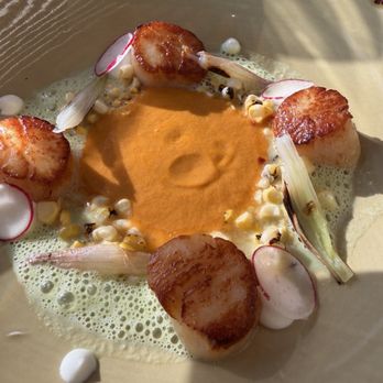 50th Parallel Estate - Scallops they were cooked perfectly and oh so good - Wine Tasting Room Near Me - Lake Country, British Columbia 50th Parallel Estate - Scallops they were cooked perfectly and oh so good - Wine Tasting Room Near Me - Lake Country, British Columbia
