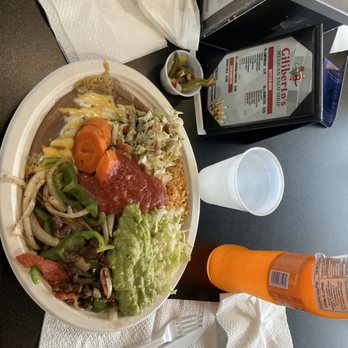 Gilberto's Mexican Taco Shop - Steak fajitas and orange Mexican Fanta for me - Mexican Near Me - Altoona, Iowa Gilberto's Mexican Taco Shop - Steak fajitas and orange Mexican Fanta for me - Mexican Near Me - Altoona, Iowa