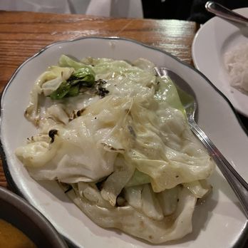 Fish Cheeks - Sautéed cabbage - Seafood Near Me - New York, New York