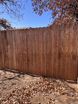 Calahan Fence Staining