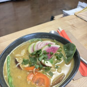 The Grove Beverage Cafe - Delicious nourishing mushroom broth with veg and ramen - Coffee & Tea Near Me - Petoskey, Michigan The Grove Beverage Cafe - Delicious nourishing mushroom broth with veg and ramen - Coffee & Tea Near Me - Petoskey, Michigan