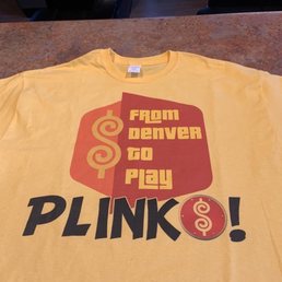 A custom shirt to sit in a game show audience.
