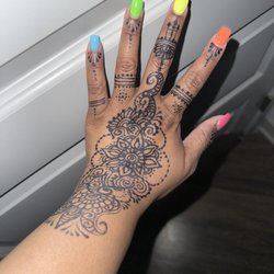 Blue Lotus Mehndi - Day 1
