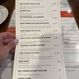 Drink Menu