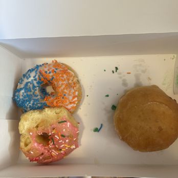 OMG Donuts - What's left for Dad after 3 minutes in the house... - Donuts Near Me - Arvada, Colorado