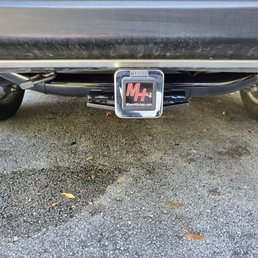 Towing hitch installed Towing hitch installed