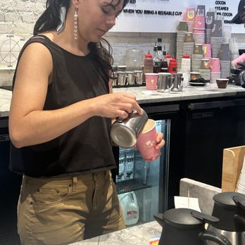 Stumptown Coffee Roasters - The nice barista prepared my drink. - Coffee & Tea Near Me - Portland, Oregon