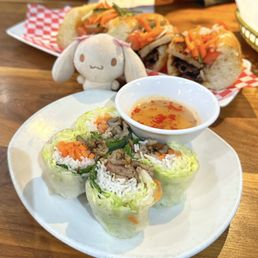 Grilled Pork Fresh Rolls