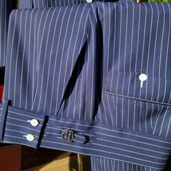 Bruklin Bespoke - Extra wide, 3 inch waistband for a vintage 1930's jazz club look.