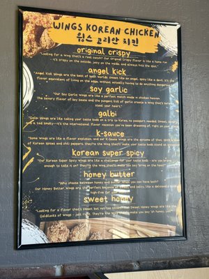 Menu photo 1 Wings Korean Chicken Sparks, NV Menu photo 1 Wings Korean Chicken Sparks, NV
