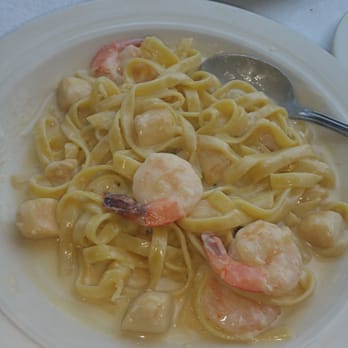 Strizzi's Restaurant - The Seafood Fettuccine. It was pretty good, prawns & scallops were cooked nicely. - Italian Near Me - Pleasanton, California Strizzi's Restaurant - The Seafood Fettuccine. It was pretty good, prawns & scallops were cooked nicely. - Italian Near Me - Pleasanton, California