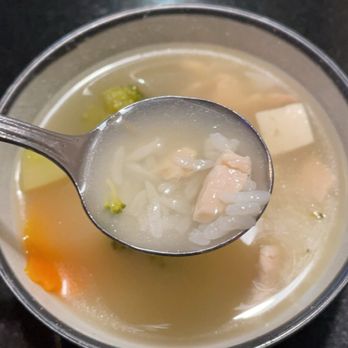 Real Thai & Sushi - Small soup that comes with lunch. It changes daily. - Sushi Bars Near Me - Surprise, Arizona Real Thai & Sushi - Small soup that comes with lunch. It changes daily. - Sushi Bars Near Me - Surprise, Arizona
