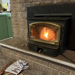 Panhandle Heating - A recent wood stove insert install
