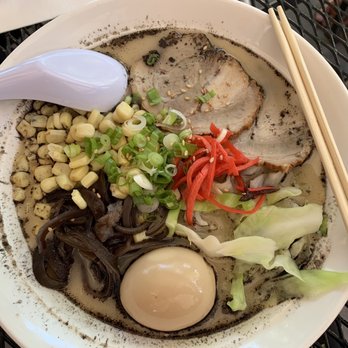 Ryujin Ramen - Kuro Tonkotsu Ramen with added corns - Ramen Near Me - Sacramento, California Ryujin Ramen - Kuro Tonkotsu Ramen with added corns - Ramen Near Me - Sacramento, California