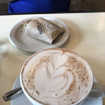 Noble Coffee Roasting - Chai latte and granola bar - Coffee & Tea Near Me - Ashland, Oregon Noble Coffee Roasting - Chai latte and granola bar - Coffee & Tea Near Me - Ashland, Oregon