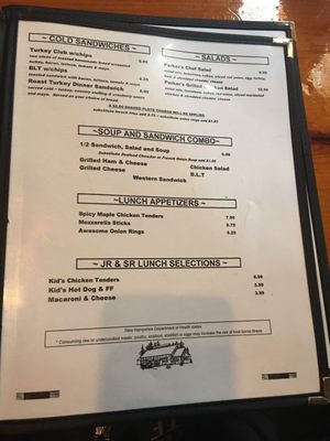 Menu photo 6 Parker’s Maple Barn Mason, NH