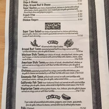 Don Jose Rojo's Tacos - Menu inside Sept 2017 - Mexican Near Me - Ocean City, New Jersey Don Jose Rojo's Tacos - Menu inside Sept 2017 - Mexican Near Me - Ocean City, New Jersey