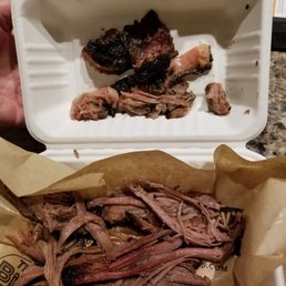 1/3 of our 1/2 lb order was globs of fat