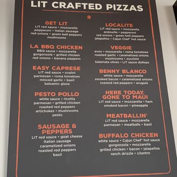 LIT Pizza - City Square - Menu - Pizza Near Me - Baton Rouge, Louisiana