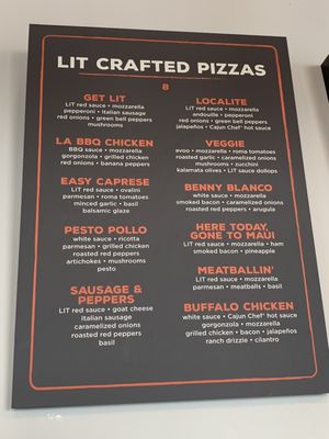 Menu photo 2 LIT Pizza - City Square Baton Rouge, LA