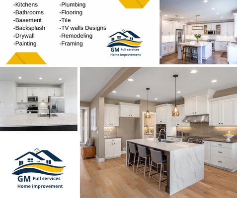 Gm Full Services Home Improvement Logo