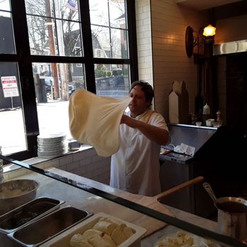 Apizza - Adam putting on a show - Italian Near Me - New Paltz, New York