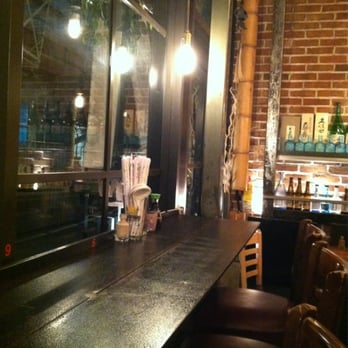 Momi Ramen - Bar seating facing sidewalk - Asian Fusion Near Me - Miami, Florida