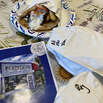 Plateia GR - Thoughtfully labeled take out. - Greek Near Me - Queens, New York
