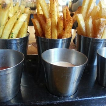 Bourbon Steak - Trio of fries and sauces - Steakhouses Near Me - Washington, DC, District of Columbia Bourbon Steak - Trio of fries and sauces - Steakhouses Near Me - Washington, DC, District of Columbia