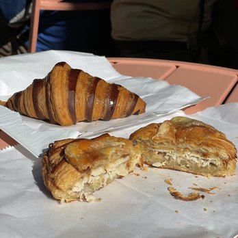 Maison Nico - chestnut croissant (left), ham and cheese croissant (right) - Bakeries Near Me - San Francisco, California Maison Nico - chestnut croissant (left), ham and cheese croissant (right) - Bakeries Near Me - San Francisco, California