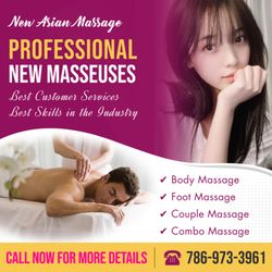 New Asian Massage - Walk-in & Appointment Welcome