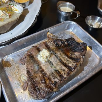 The Butterscotch Den - 12 oz. Ribeye with compound butter ~ $43 - Steakhouses Near Me - Sacramento, California The Butterscotch Den - 12 oz. Ribeye with compound butter ~ $43 - Steakhouses Near Me - Sacramento, California