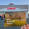Trek Bicycle Fairfax gift card