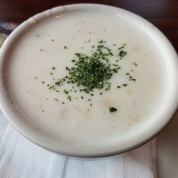The Anchor - New England clam chowder. - Seafood Near Me - Flagler Beach, Florida The Anchor - New England clam chowder. - Seafood Near Me - Flagler Beach, Florida