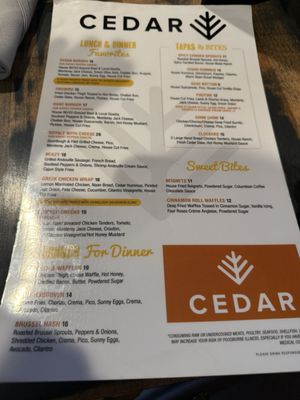 Menu photo 2 Cedar Covington, KY