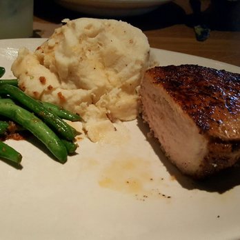 BJ's Restaurant & Brewhouse - Juicy Bone in Pork Chop - American Near Me - Denton, Texas BJ's Restaurant & Brewhouse - Juicy Bone in Pork Chop - American Near Me - Denton, Texas