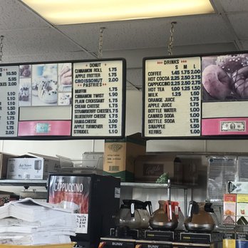 Ferrell's Donut House - Inside front counter and menu - Donuts Near Me - Santa Cruz, California