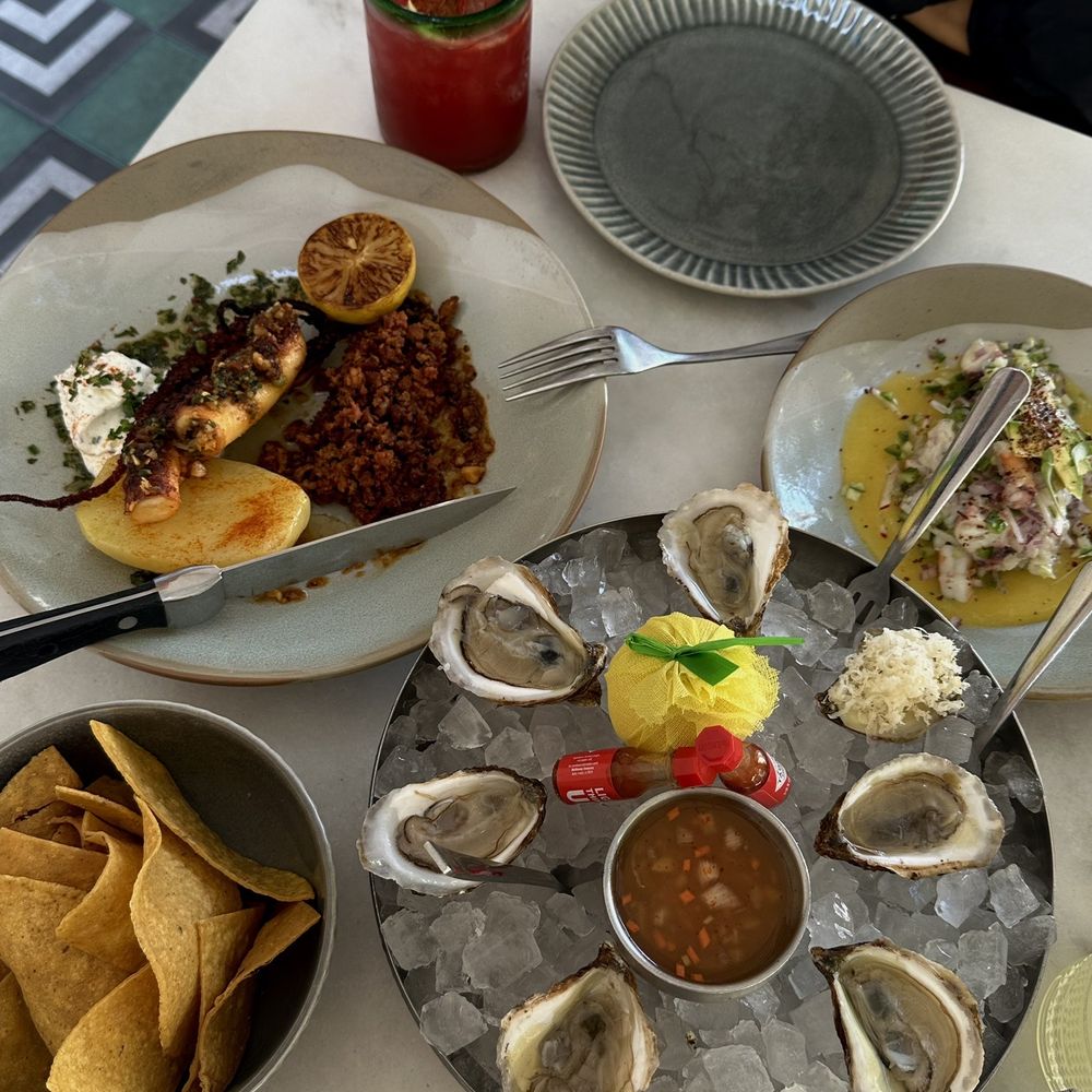 Graffiti Raw - East Coast Oysters , Ceviche Combo and Charred Octopus - Seafood Near Me - Houston, Texas Graffiti Raw - East Coast Oysters , Ceviche Combo and Charred Octopus - Seafood Near Me - Houston, Texas