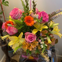 Birthday flower arrangement