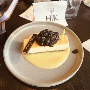 Gordon Ramsay Hell's Kitchen - My dessert, blueberry cheesecake, delicious, and overpriced - Desserts Near Me - Washington, DC, District of Columbia