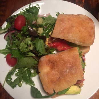 Fresh Salt - Salt w/ side salad top view ($11) - Bars Near Me - New York, New York