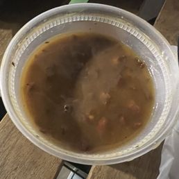 Un seasoned beans! The worst! Un seasoned beans! The worst!