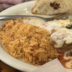 Cheese chile relleno.  Yummy