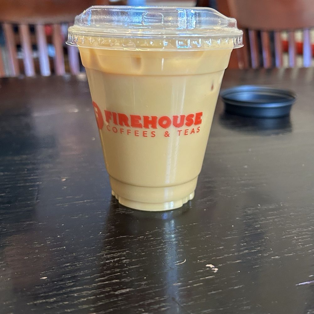 iced lavender honey latte