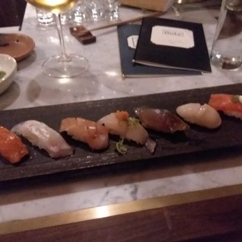 Sushi Note - The half note sushi, with one piece missing. - Sushi Bars Near Me - Los Angeles, California Sushi Note - The half note sushi, with one piece missing. - Sushi Bars Near Me - Los Angeles, California
