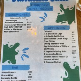 'Real" Happy hour menu at restaurant when you arrive June 2026 'Real" Happy hour menu at restaurant when you arrive June 2026