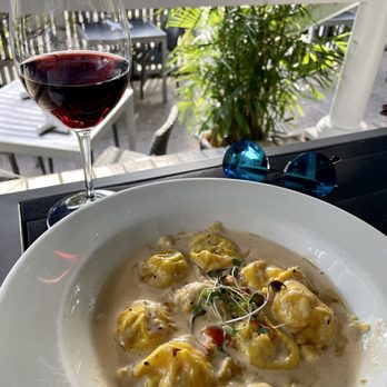 Nine One Five - Lobster Ravioli  Amazing. Ask for some bread to soak up the sauce - New American Near Me - Key West, Florida