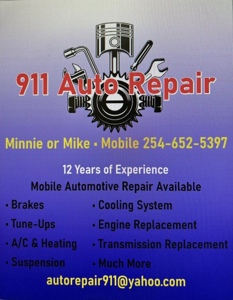 911 AUTO REPAIR Waco, Texas Auto Repair Phone Number Yelp
