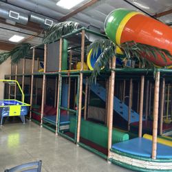 Monkey King Playhouse - Side view of the play area