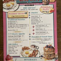 Ness Cafe - Breakfast menu served all day